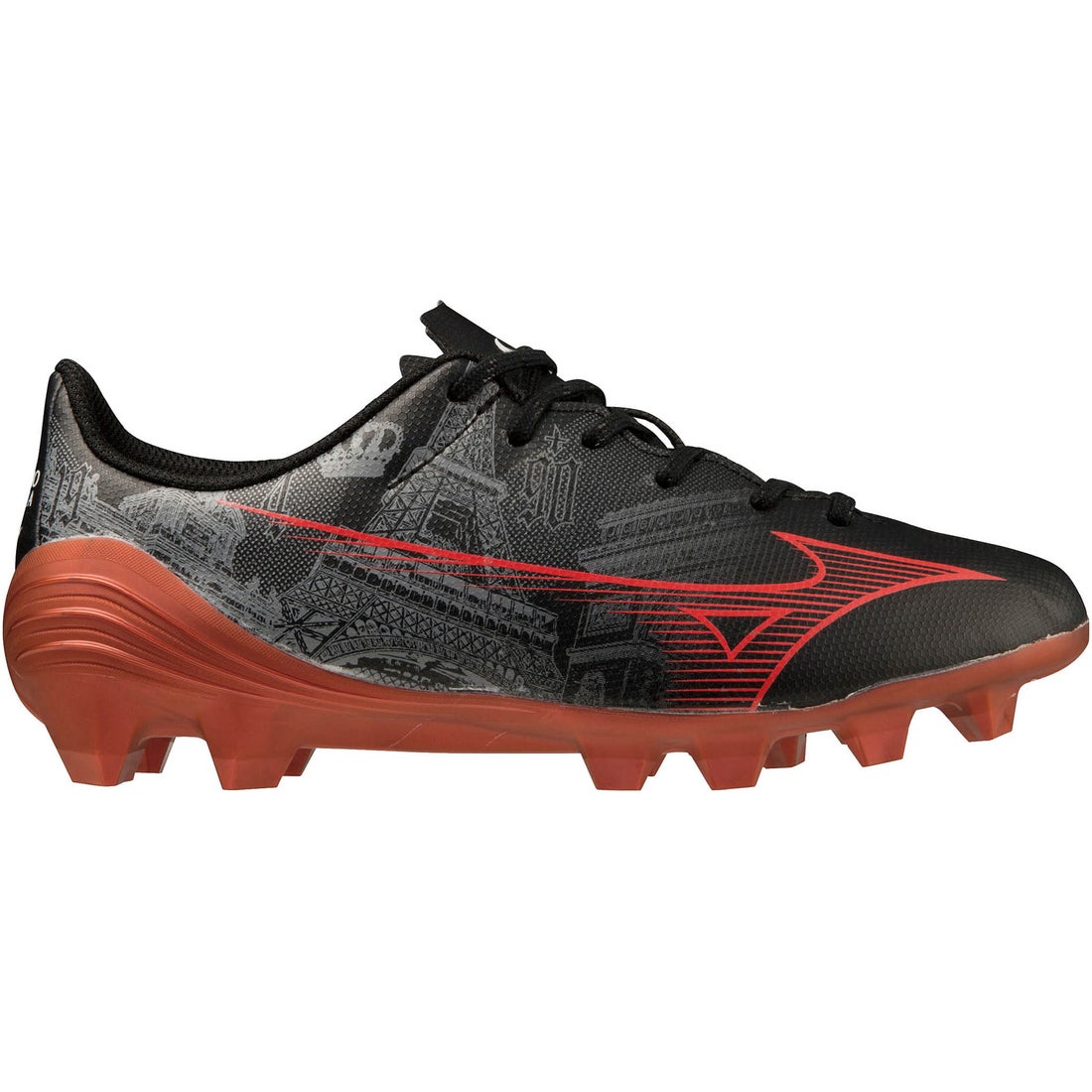 MIZUNO ミズノ アルファ SR4 SELECT ジュニア(ブラック×レッド