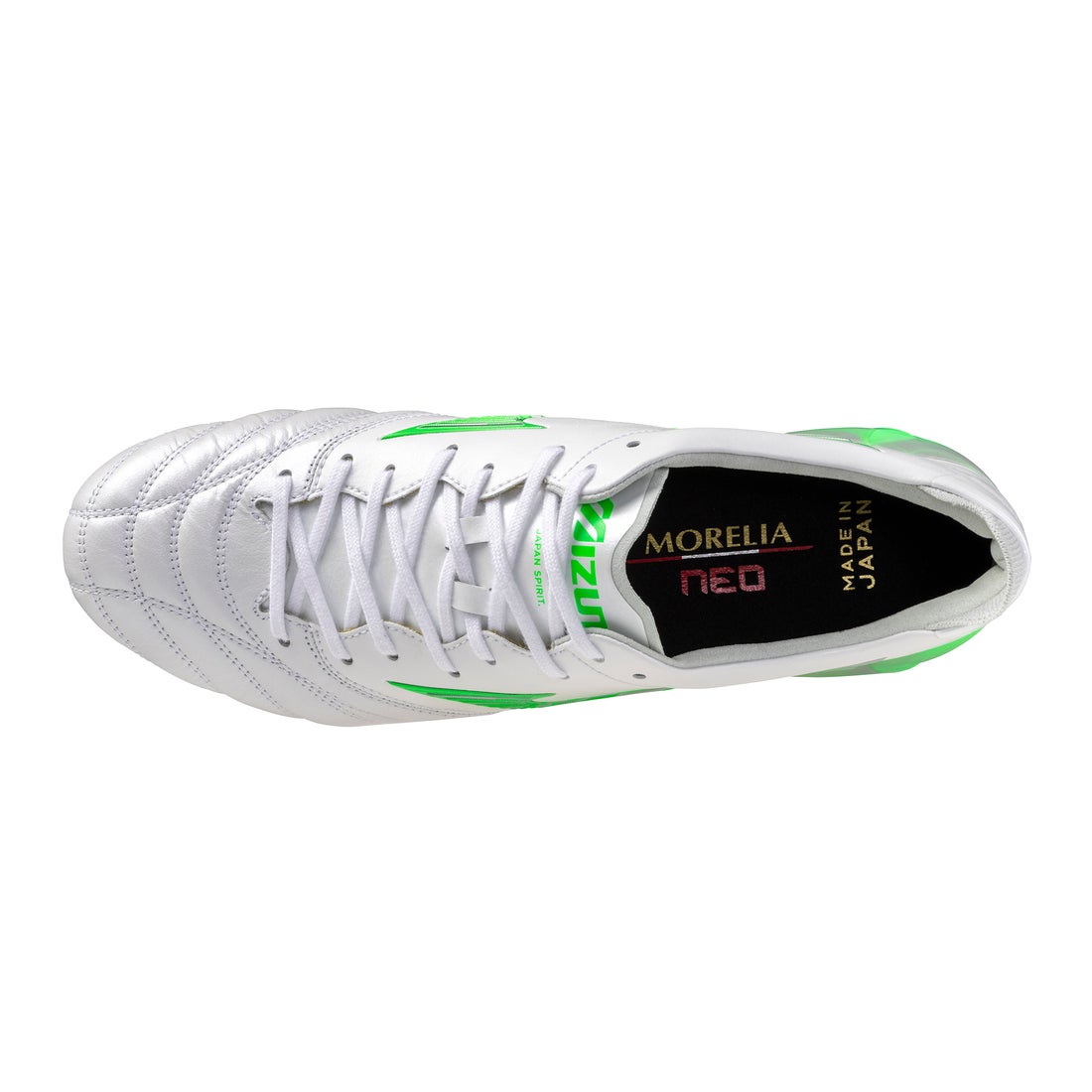 MIZUNO ミズノ モレリアネオ 4 JAPAN(ホワイト×グリーン) P1GA253037