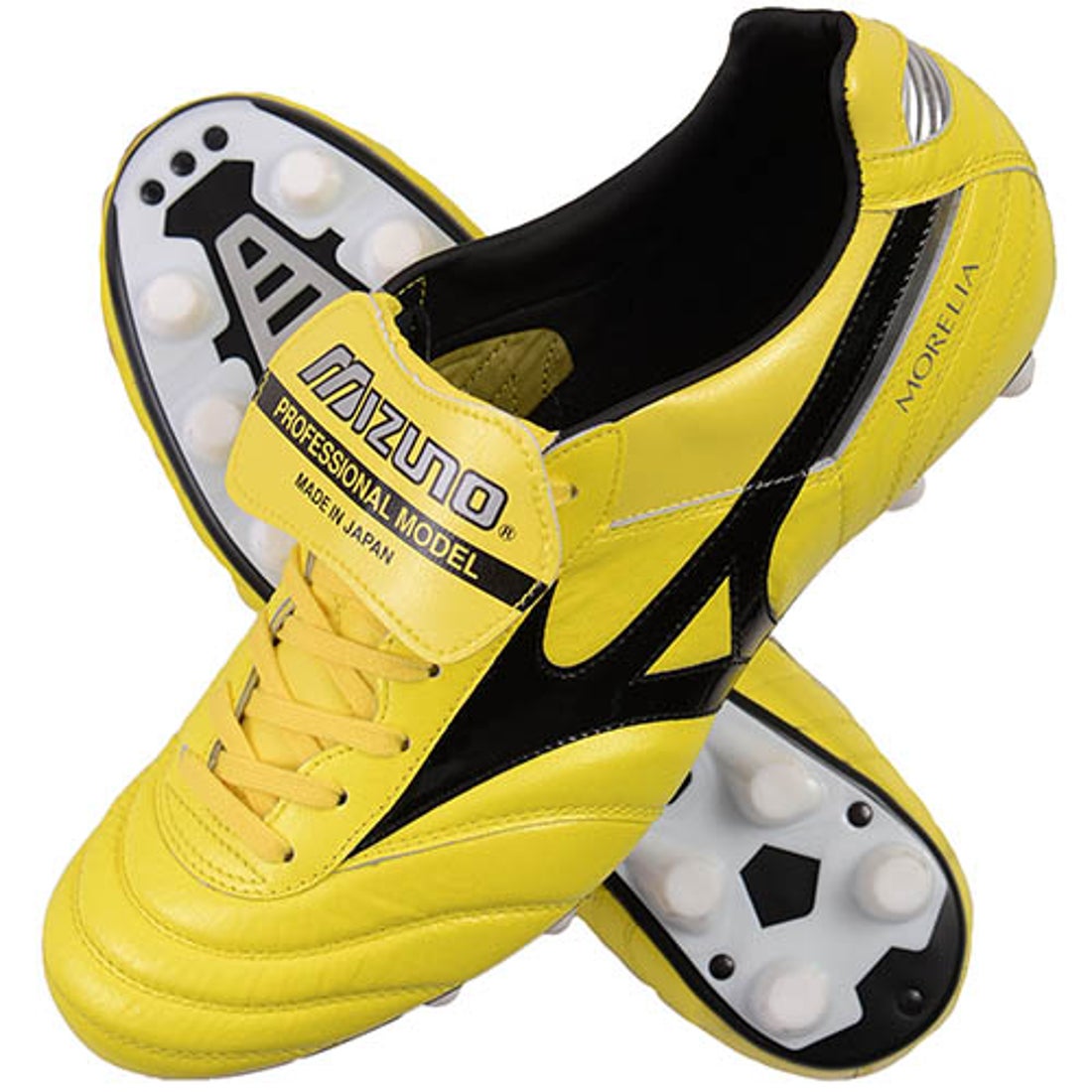 MIZUNO ミズノ モレリア Ⅱ(イエロー×ブラック)【購入特典：刺繍無料