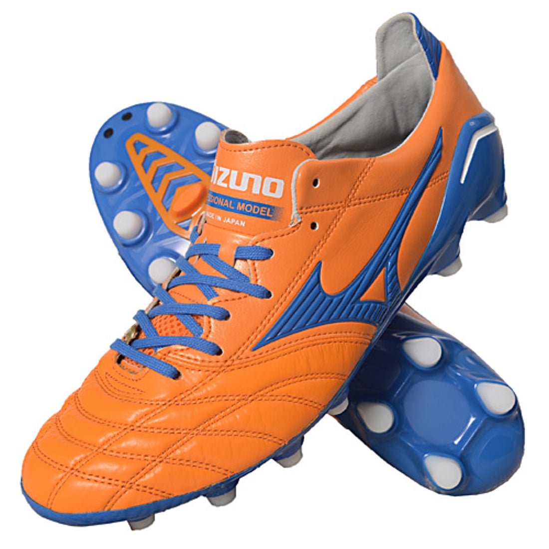 MIZUNO ミズノ モレリア NEO(オレンジ×ブルー)【特典：刺繍無料