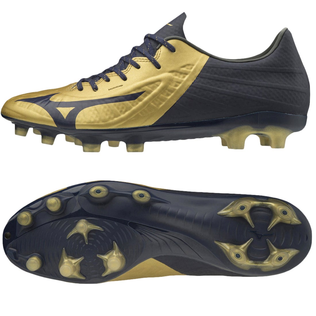MIZUNO ミズノ レビュラ 3 PRO(ゴールド×ネイビー) P1GA206414