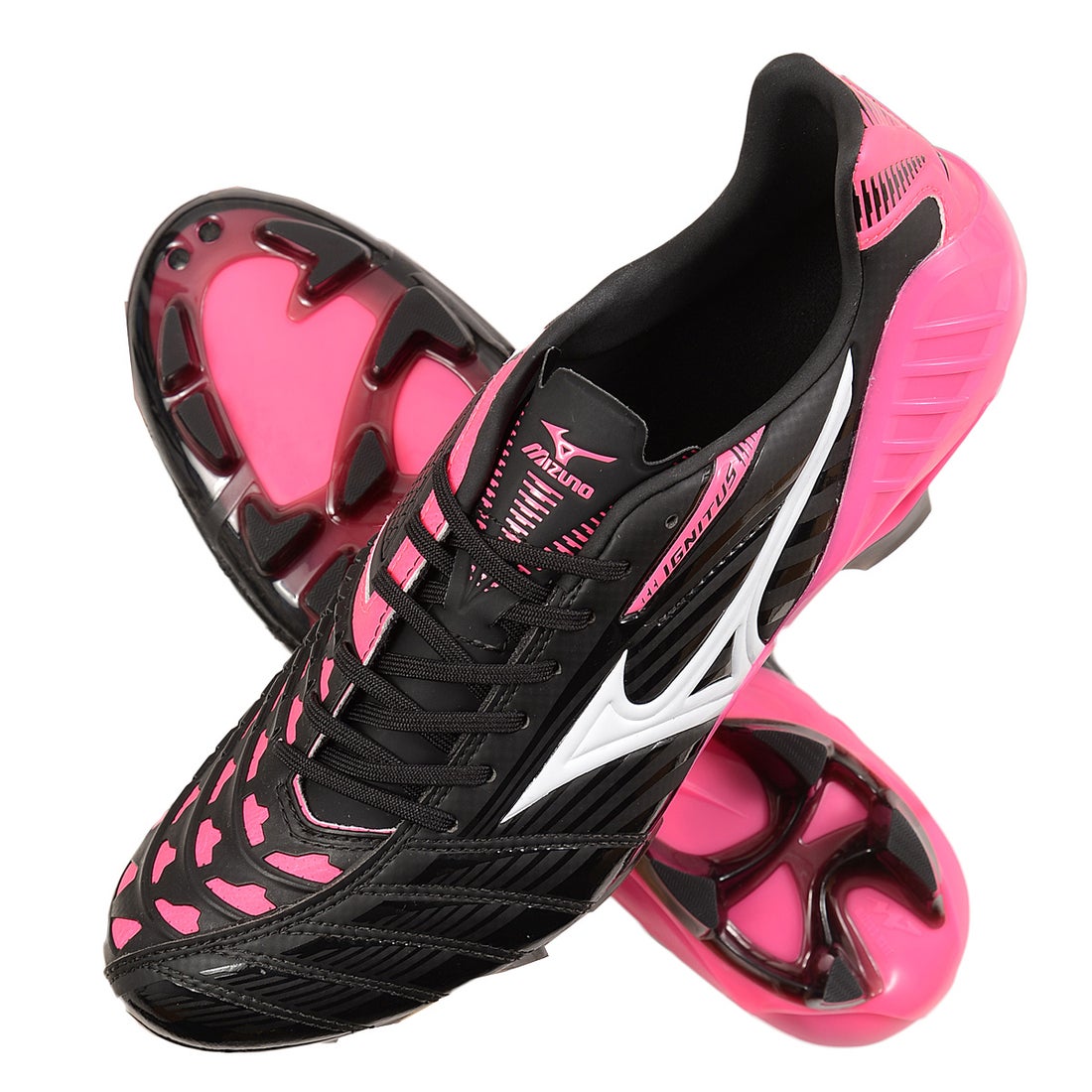 MIZUNO ミズノ ウェーブ イグニタス 3 SL(ブラック×ピンク) P1GA153164