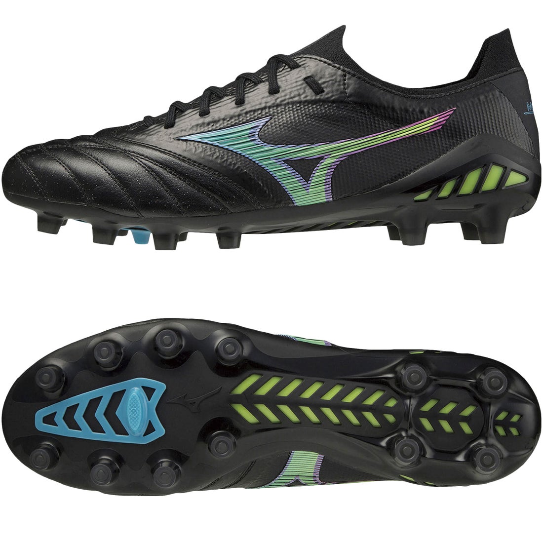 MIZUNO ミズノ モレリア NEO 3 β JAPAN(ブラック×サックス) P1GA209018