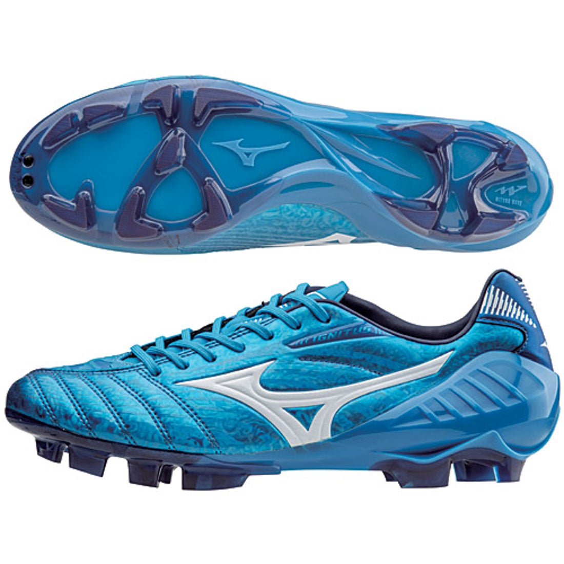 MIZUNO ミズノ ウェーブ イグニタス 3 SL (ブルー×ホワイト