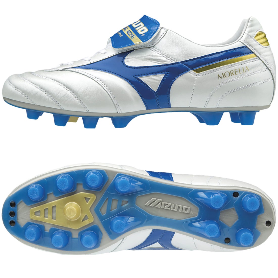 MIZUNO ミズノ モレリア Ⅱ(ホワイト×ブルー) P1GA190119 ホワイト