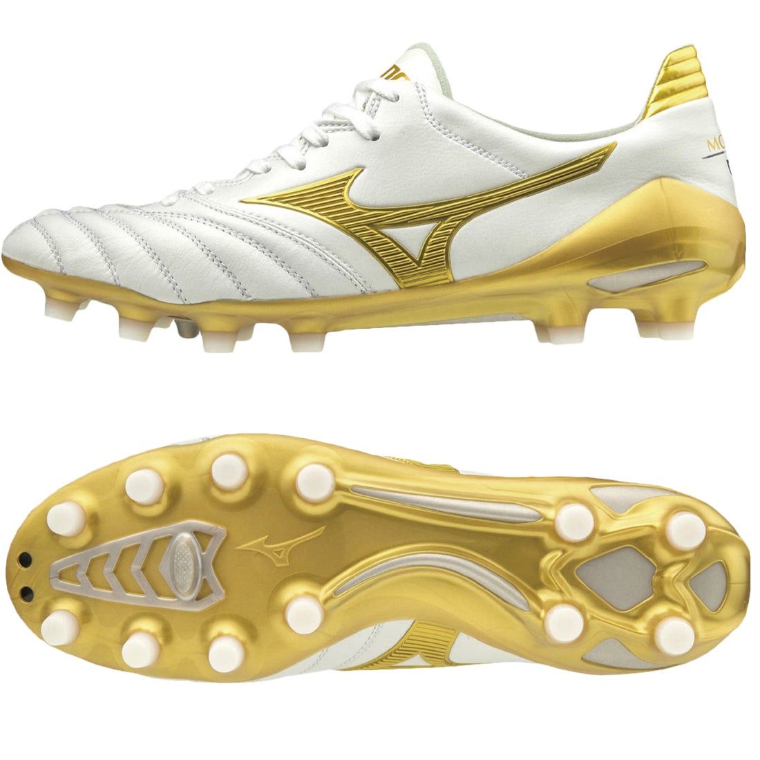 MIZUNO ミズノ モレリア NEO Ⅱ(ホワイト×ゴールド) P1GA205050