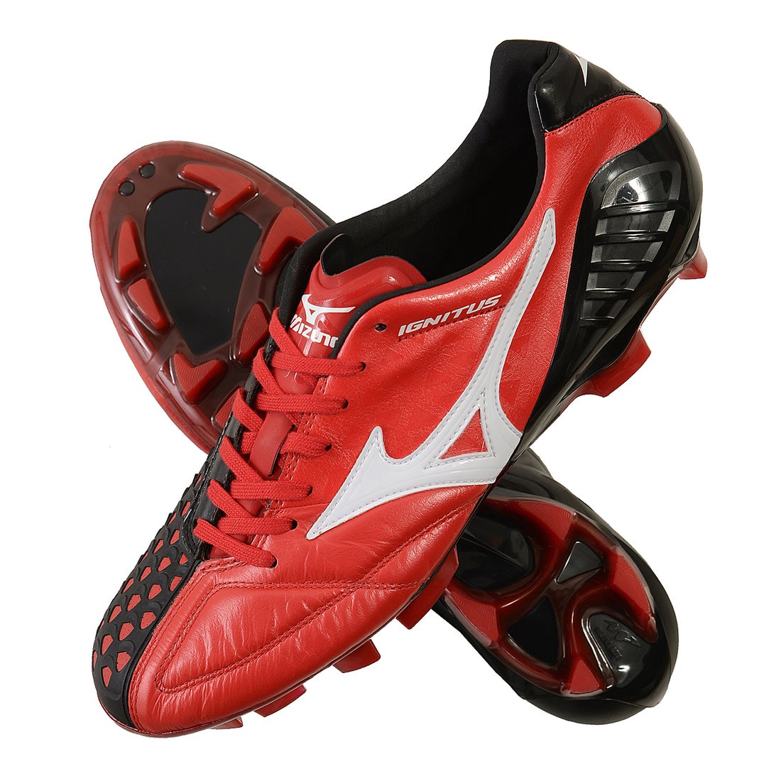 MIZUNO ミズノ ウェーブ イグニタス 4 JAPAN(レッド×ブラック