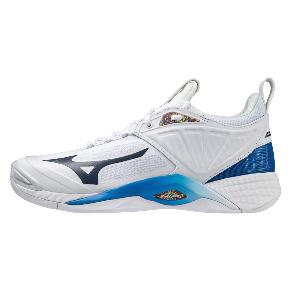 MIZUNO ミズノ WAVE MOMENTUM 2 （ホワイト×ブルー） V1GA2112 00