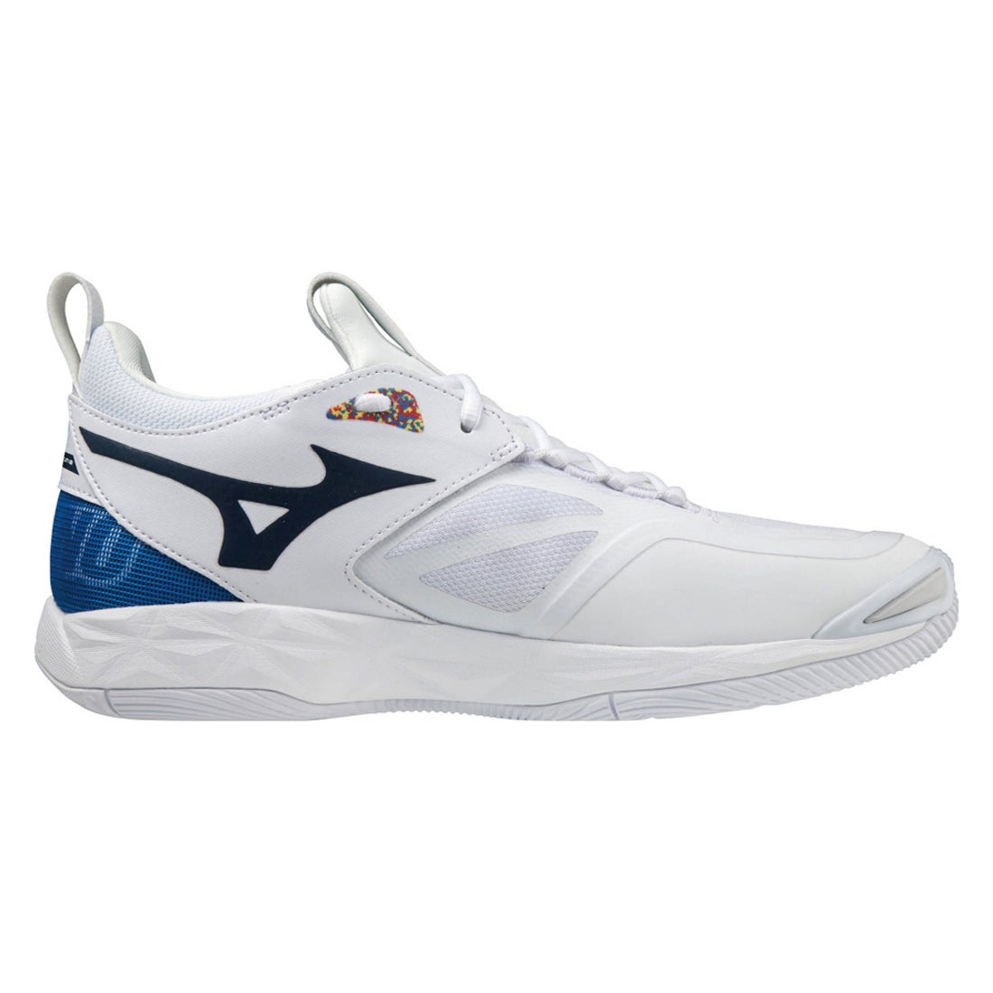 MIZUNO ミズノ WAVE MOMENTUM 2 （ホワイト×ブルー） V1GA2112 00