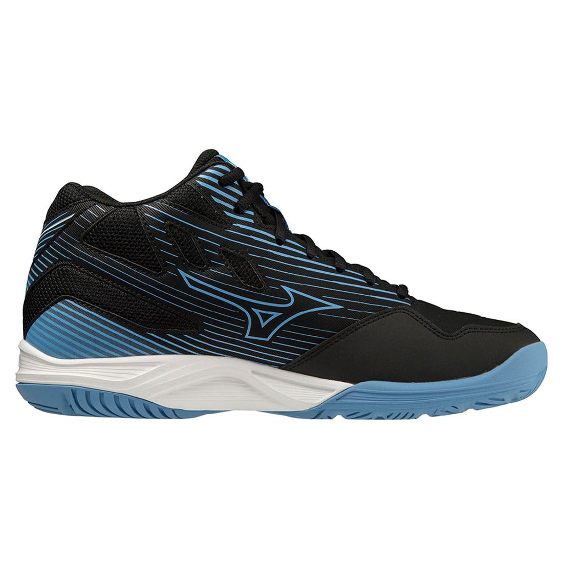 MIZUNO ミズノ CYCLONE SPEED 4 MID （ブラック×ホワイト×ブルー