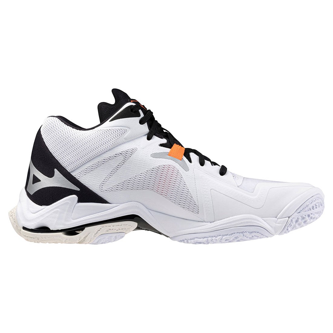 MIZUNO ミズノ WAVE LIGHTNING Z8 MID （ホワイト×ブラック) V1GA2405