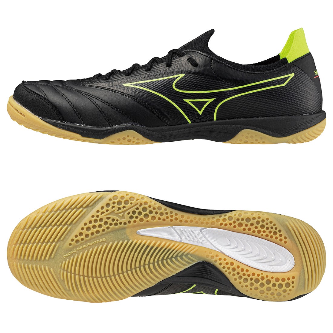 MIZUNO ミズノ モレリア NEO SALA β JAPAN IN(ブラック×イエロー