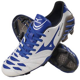 MIZUNO ミズノ ウエーブ イグニタス 2 MD(ホワイト×ブルー) 12KP35027