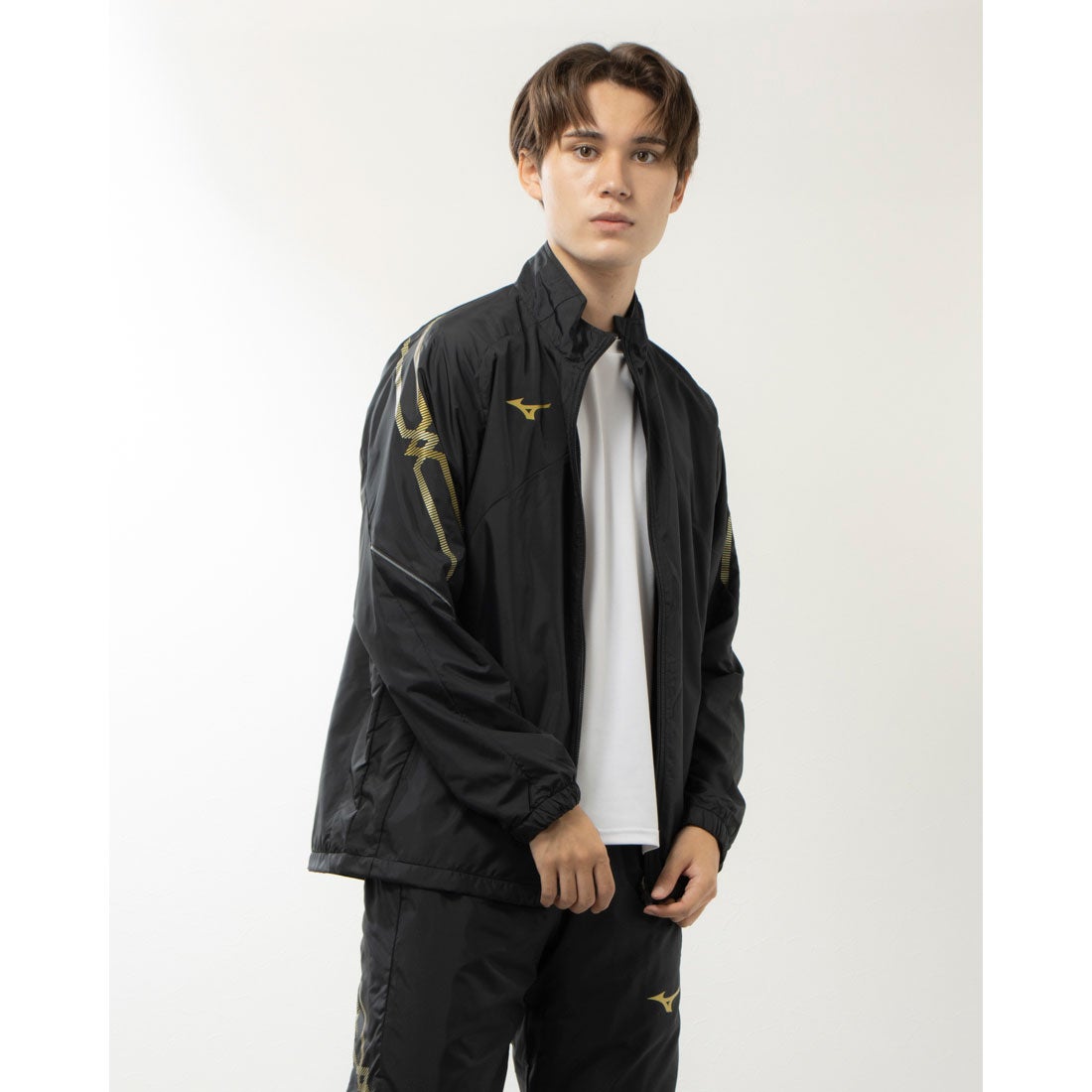 ミズノ MIZUNO メンズ ウインドジャケット MC-LINE ブレスサーモ裏地