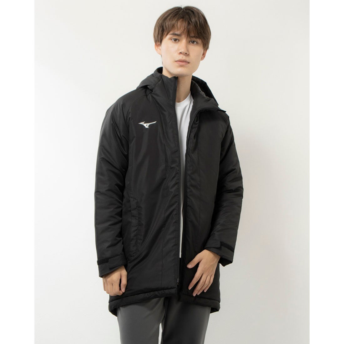 ミズノ MIZUNO メンズ ベンチコート TL 中綿ブレスサーモミドル丈