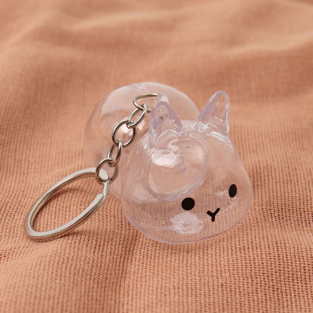 バックヤードファミリー BACKYARD FAMILY うさぎの毛 キーホルダー