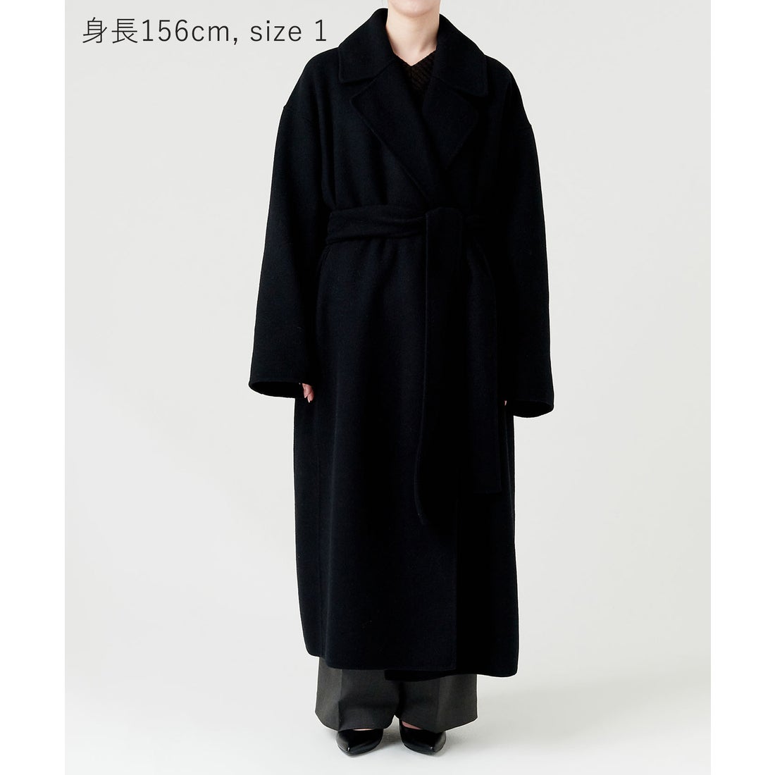 ノーク N.O.R.C ウールメルトンロングリバーコート （キャメル