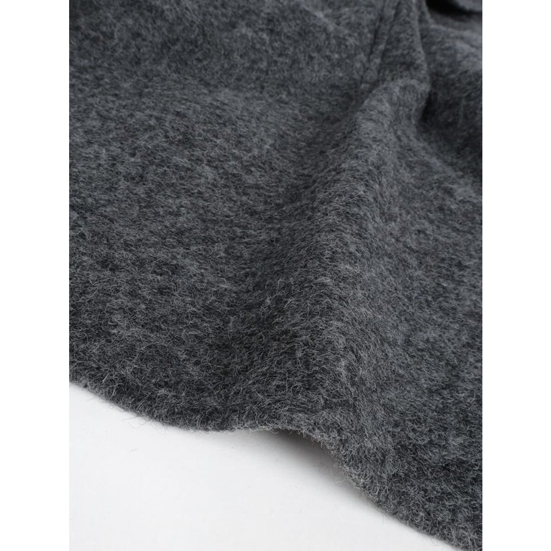 クローブ CLOVE 圧縮ウールフードコート （チャコールグレー） -靴