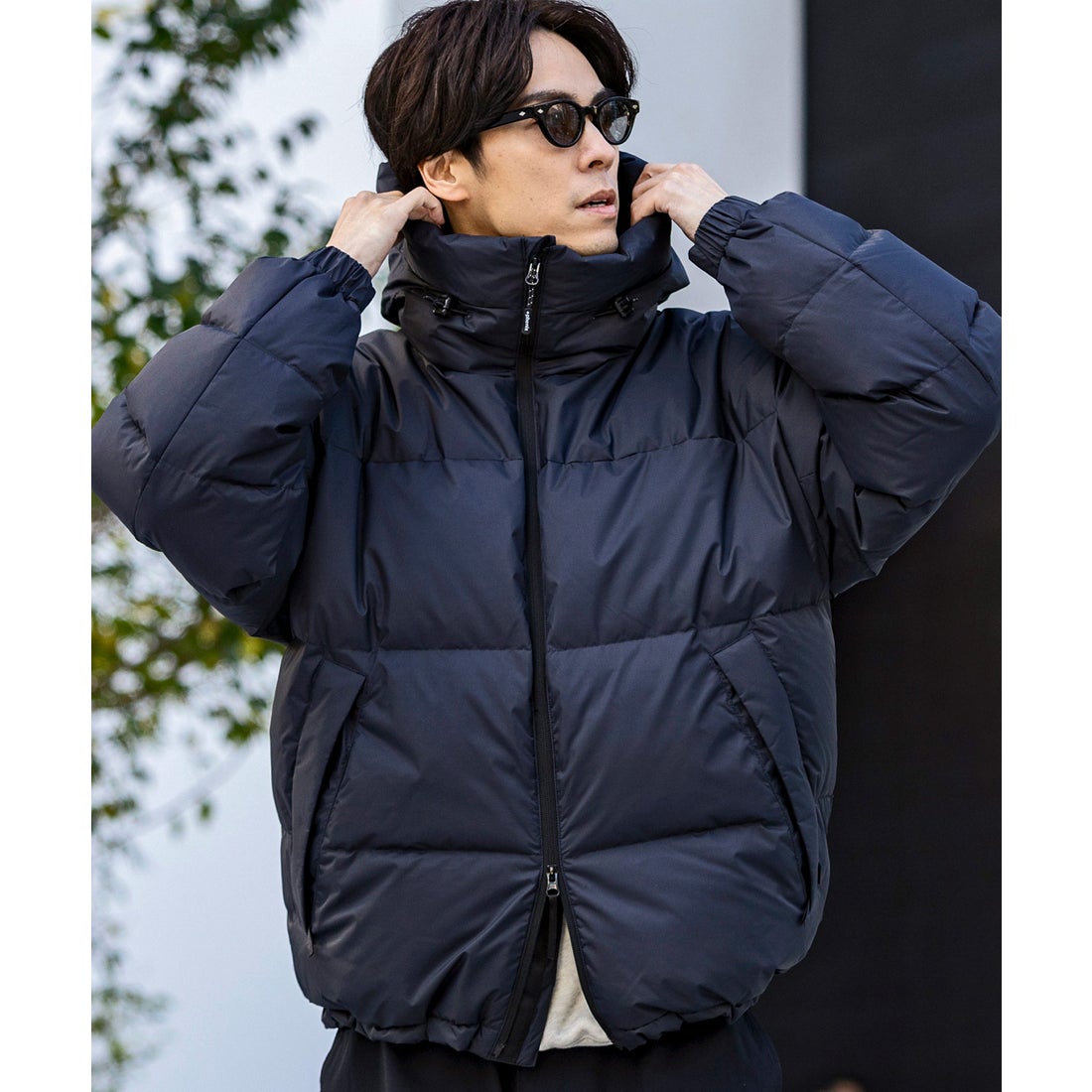 プラスフェニックス +phenix QUILTING DOWN JACKET キルティング