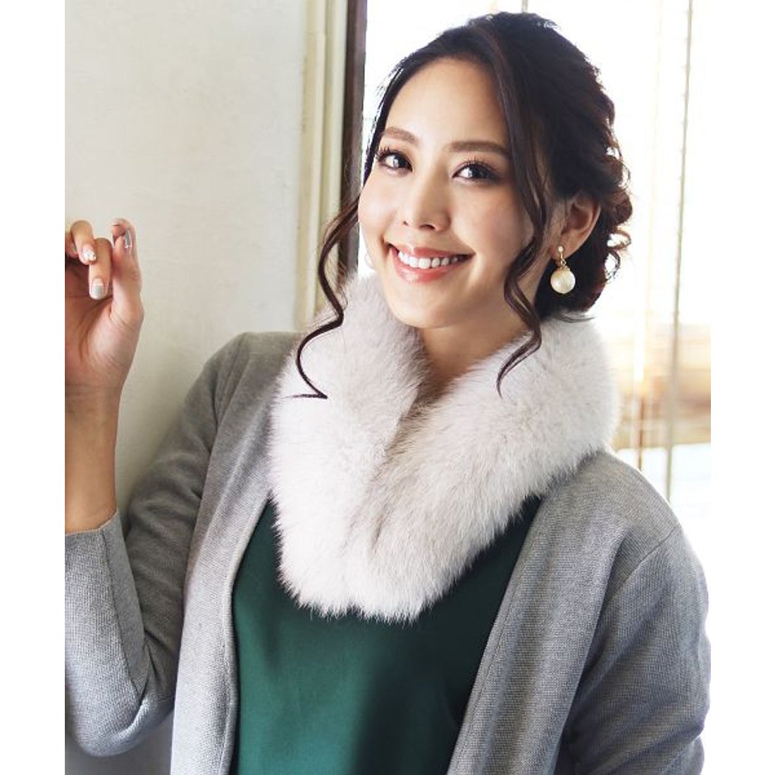 サンキョウショウカイ 三京商会 フォックス ファー マフラー