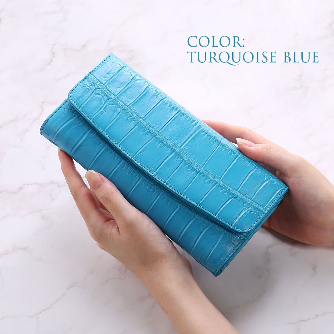 サンキョウショウカイ 三京商会 クロコダイル 長財布 財布