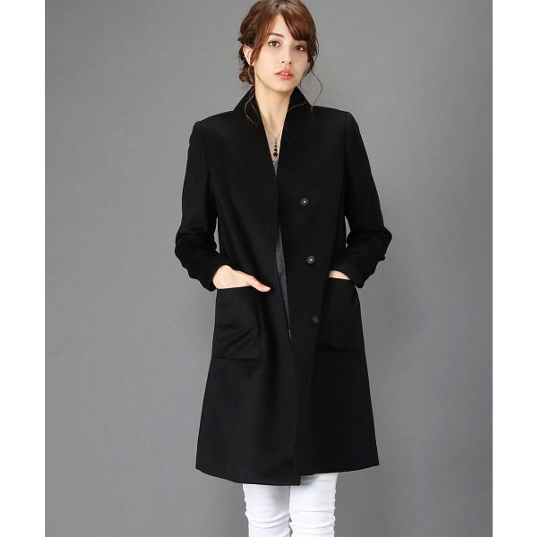 サンキョウショウカイ 三京商会 カシミヤコート 100% レディース