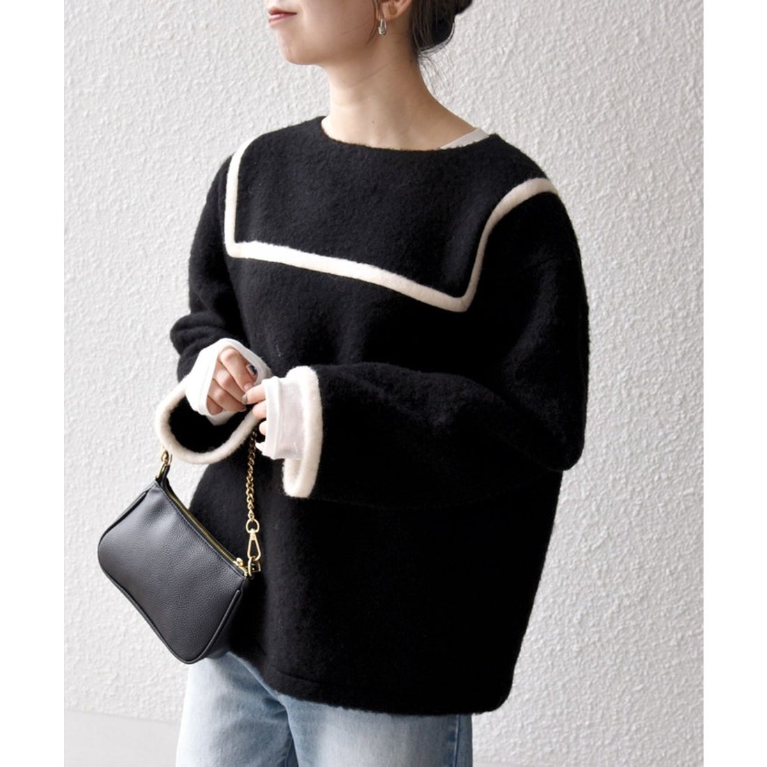 シップス エニィ SHIPS any SHIPS any: バイカラー セーラー デザイン