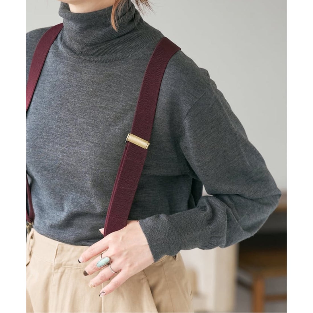 スピック＆スパン Spick & Span 《追加》18Gタートルネックプル