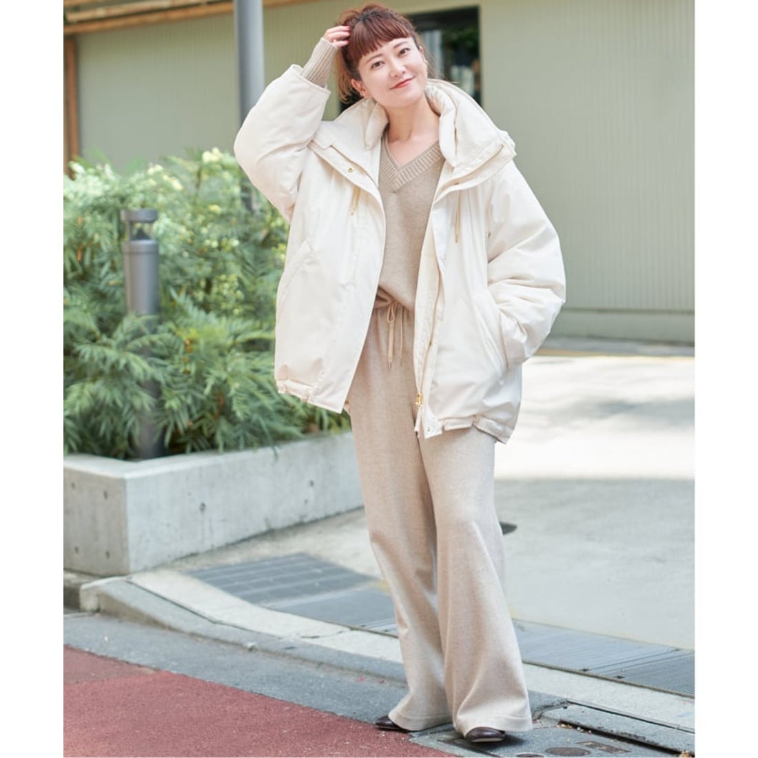 スピック＆スパン Spick & Span 《追加》2WAY撥水ダウンハーフコート