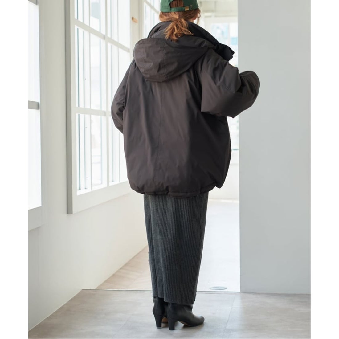 スピック＆スパン Spick & Span 《追加》2WAY撥水ダウンハーフコート