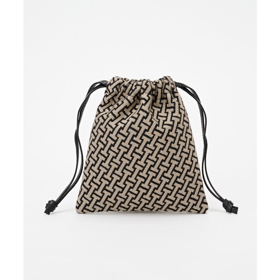 イアクッチ IACUCCI モノグランマ ポーチJACQUARD/RUGA （black） -靴