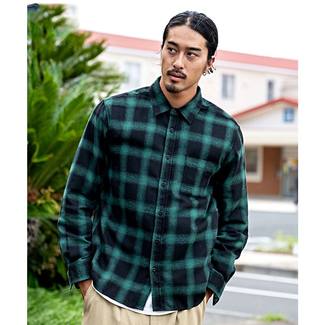 シルバーバレットセレクト SB Select SB select T/Cネルチェックシャツ