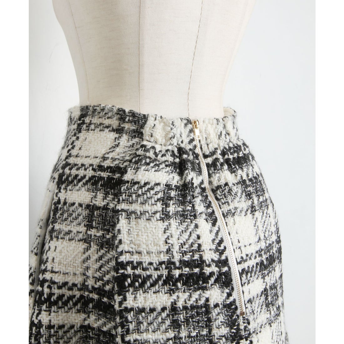 トッコ クローゼット リュクス tocco closet luxe チェック柄ツイード