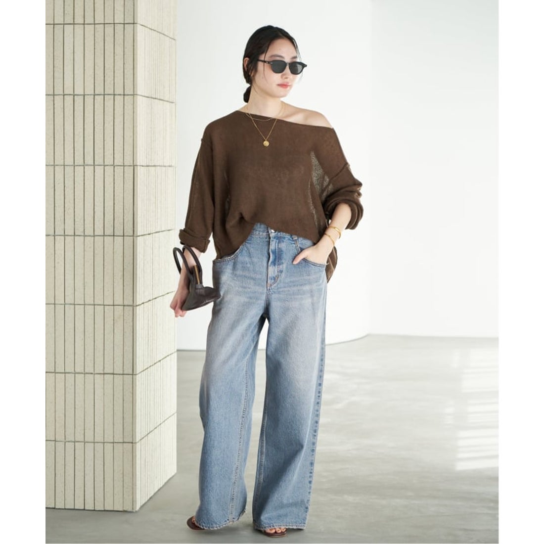 プラージュ Plage 《追加予約》R'IAM WIDE デニム 6 （ブルー A