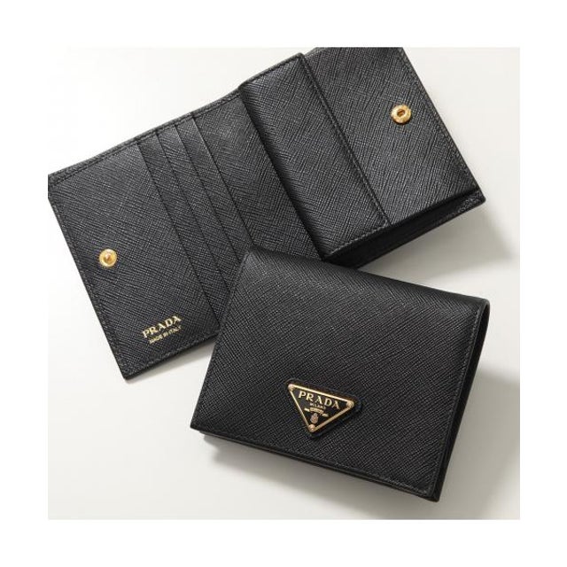 プラダ PRADA PRADA 二つ折り財布 1MV204 QHH サフィアーノ