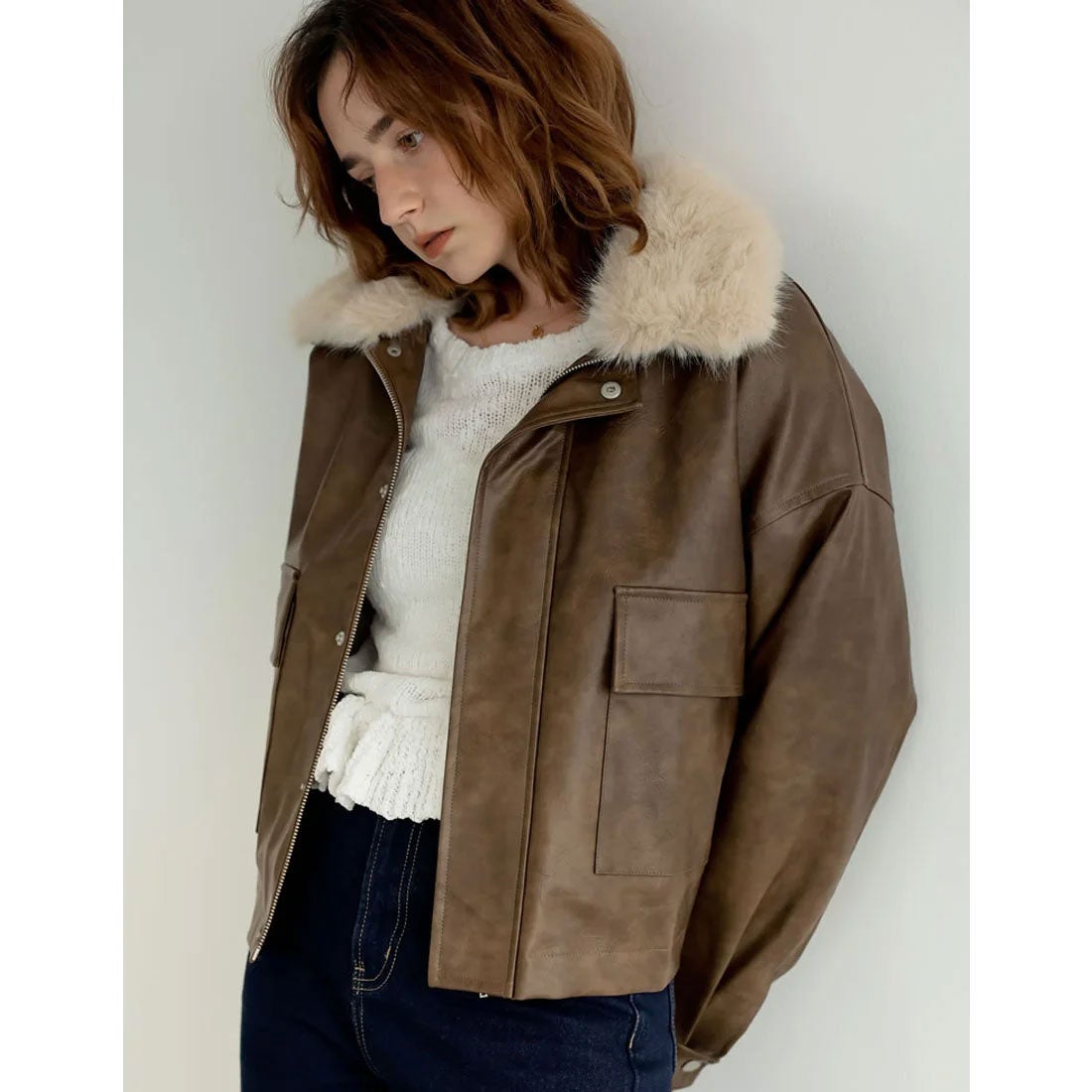 Re:EDIT [2024-25 WINTER COLLECTION]2WAYヴィンテージライクファー付