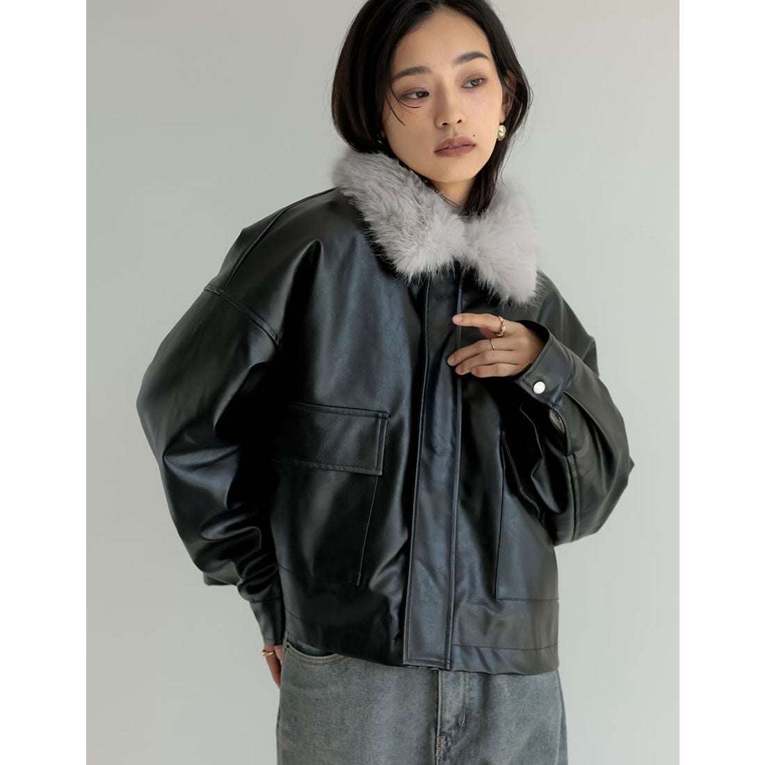 Re:EDIT [2024-25 WINTER COLLECTION]2WAYヴィンテージライクファー付