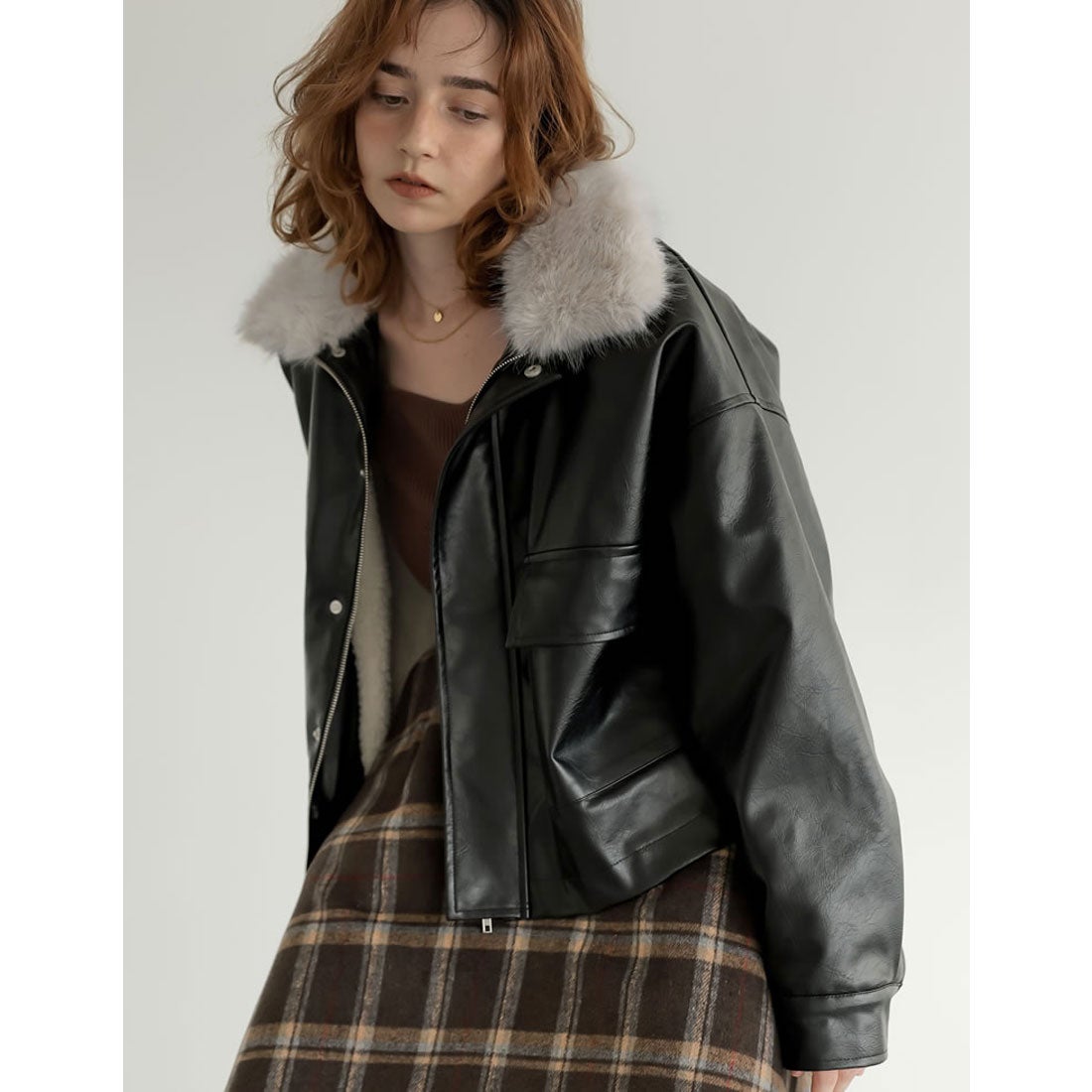 Re:EDIT [2024-25 WINTER COLLECTION]2WAYヴィンテージライクファー付