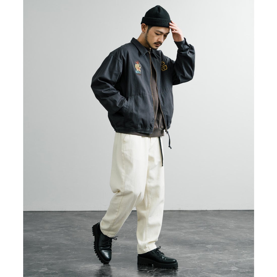 ロッキーモンロー Rocky Monroe スーベニアジャケット ブルゾン 刺繍