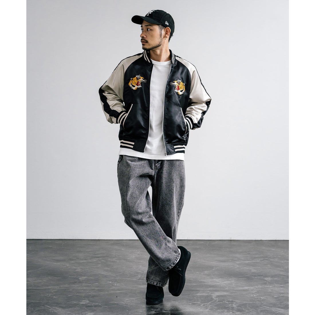 ロッキーモンロー Rocky Monroe スカジャン スーベニアジャケット 刺繍