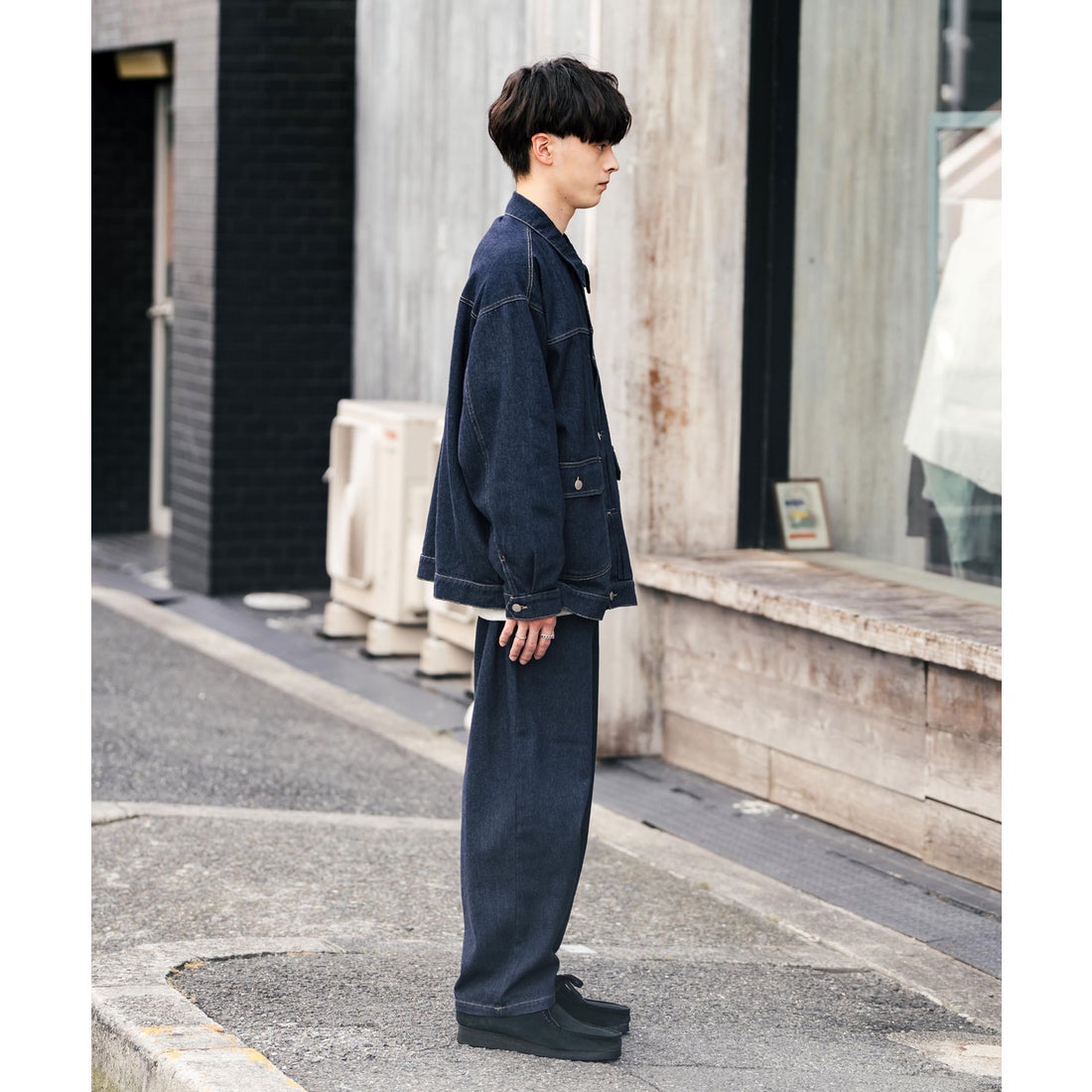 ロッキーモンロー Rocky Monroe セットアップ デニムジャケット ワイド