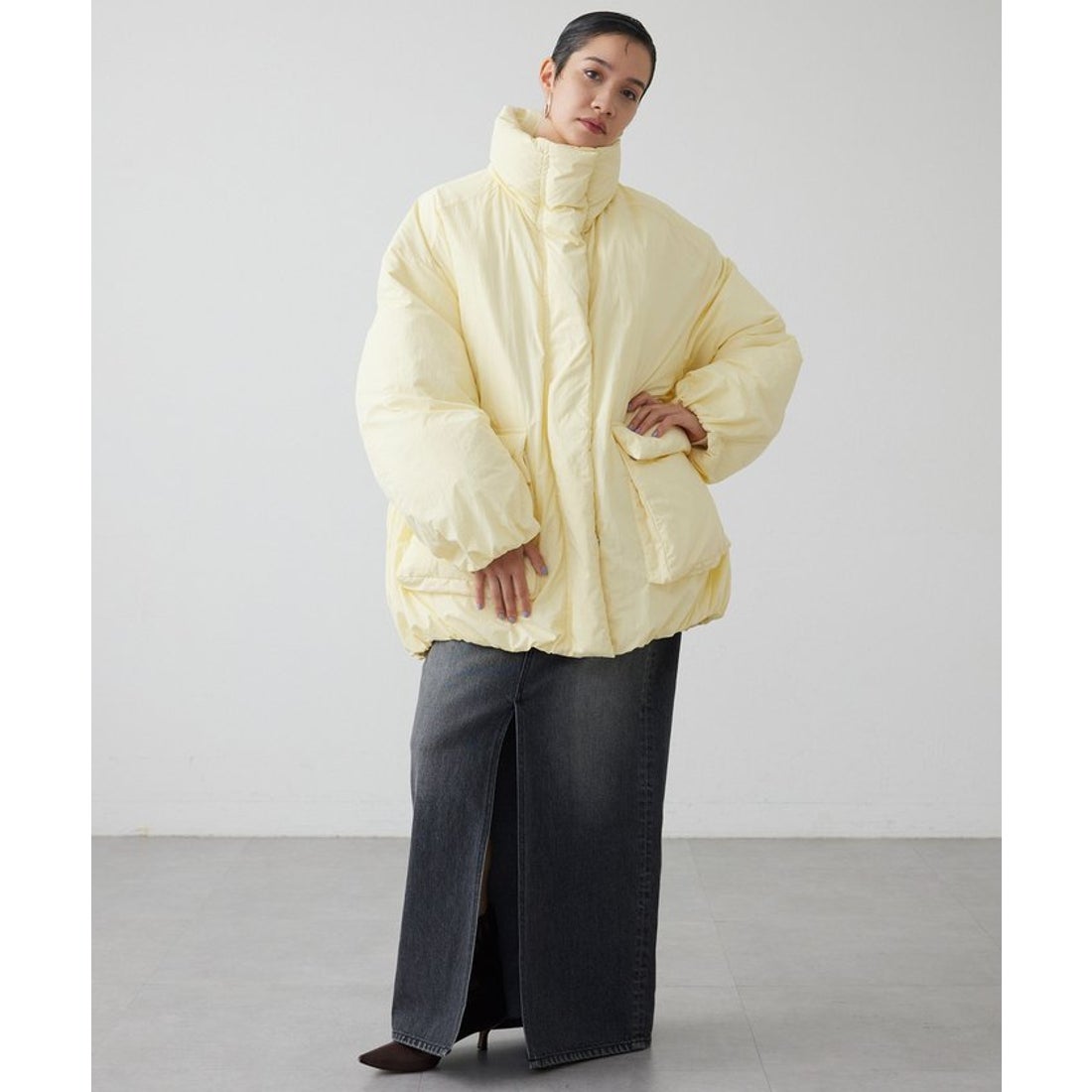 ウィムガゼット Whim Gazette 【THE PAUSE】ミドルダウンコート