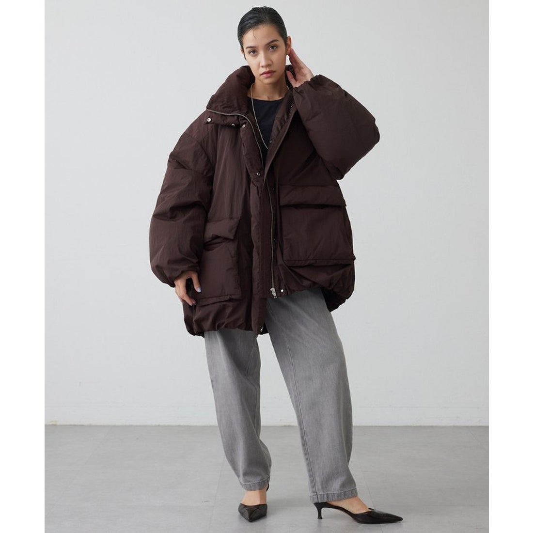 ウィムガゼット Whim Gazette 【THE PAUSE】ミドルダウンコート