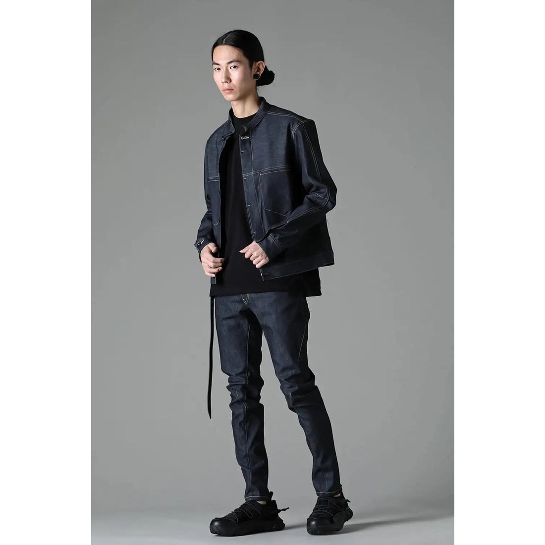 The Viridi-anne Narrow Leather Belt （Black） 通販 大阪/京都