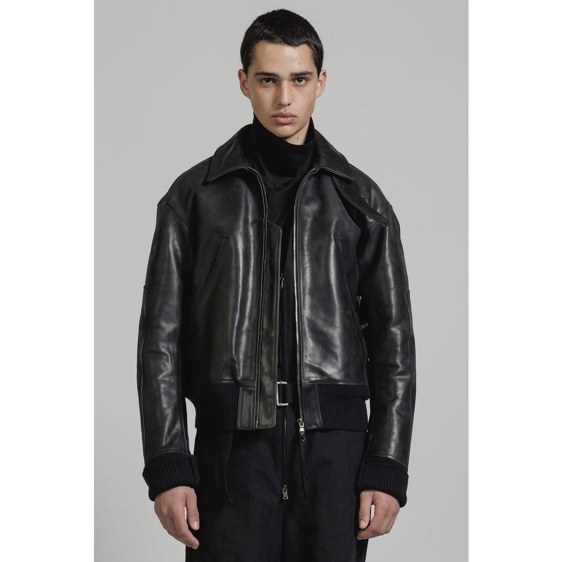 ザ ヴィリディアン The Viridi-anne Leather Jacket （Black