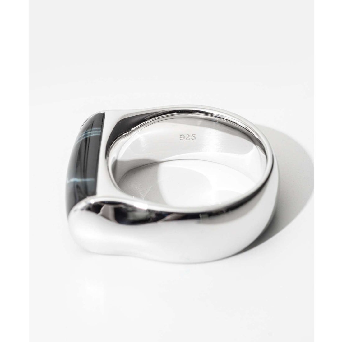 トムウッド TOM WOOD Crest Ring Blue Howk Eye(M) 74HCRBH01S925-M