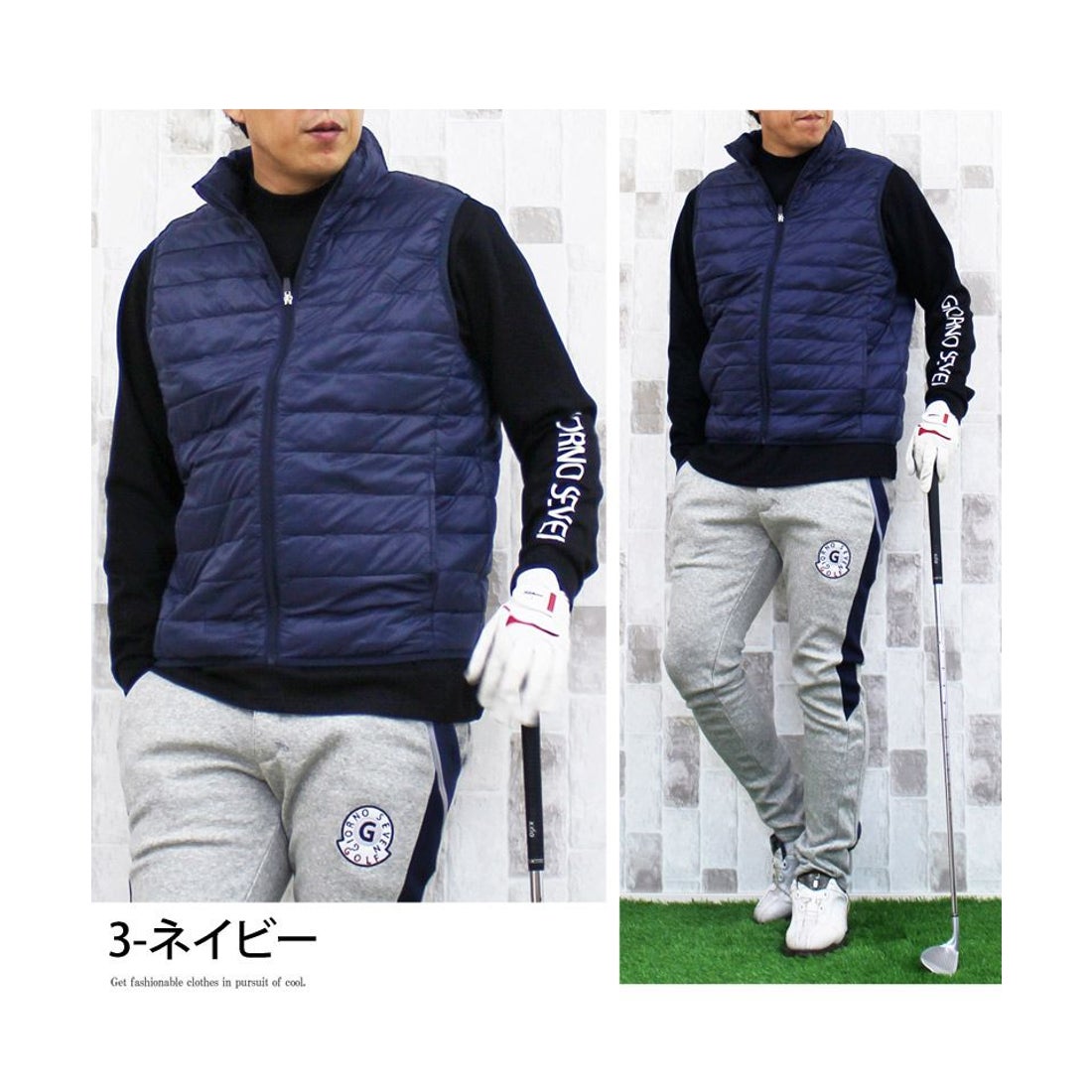 トップイズム TopIsm ゴルフ ダウンベスト メンズ ジャケット ゴルフ