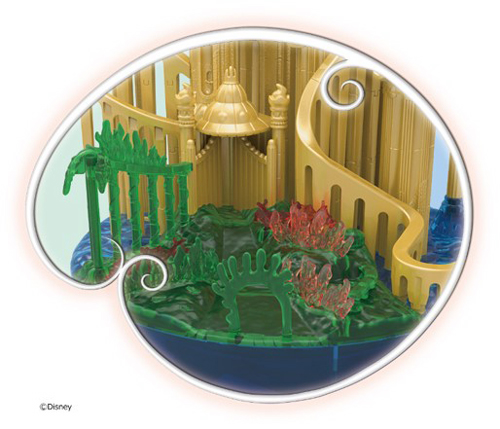 アリエルが住むお城が自分で作れちゃう！金色の塔やサンゴまで再現した