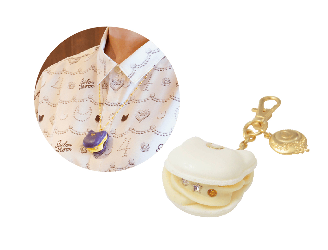 セーラームーン ファンクラブ限定Q-pot. 変身ブローチマカロン