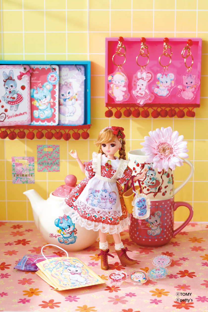 リカちゃん」と「SWIMMER」が初コラボ！三つ編みヘアにギンガム